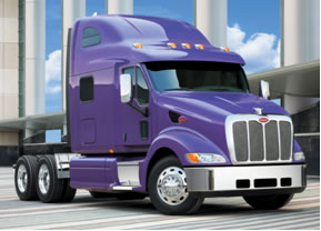 Peterbilt aerodynamic truck