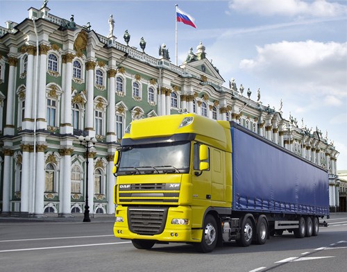 DAF XF05 in Moscow, Russia